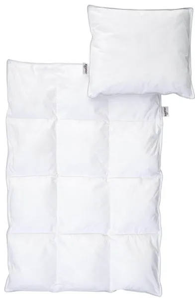 BabyDan Heart Microfiber Babydecke und Babykissen, 67x100/40x45 cm