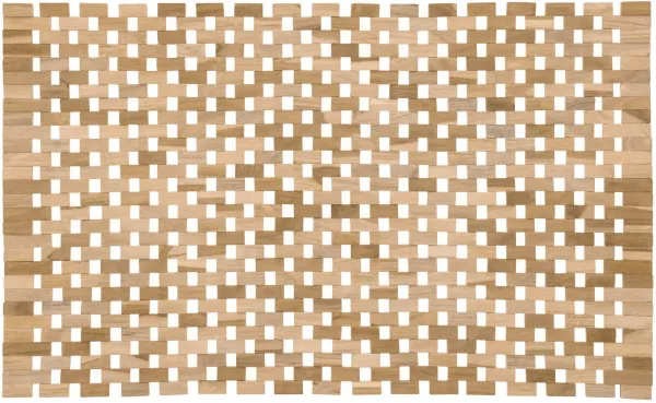 Azuray, Badezimmermatte, natur, H40x60x1 cm