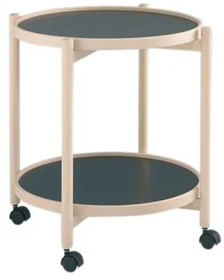 Thomsen Furniture James Servierwagen - Buche/Melamin - natur Buche - Ø50 cm