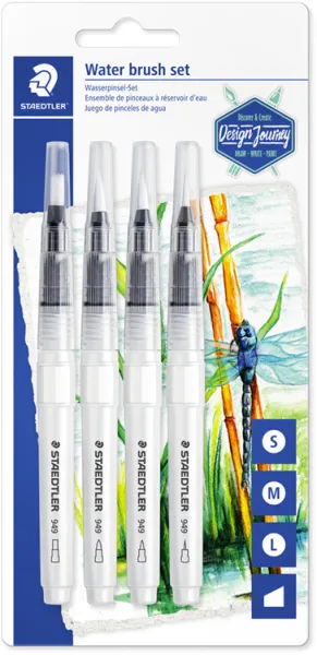 Staedtler Pinsel, 4 Stk. sort. Bk