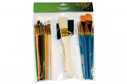 Artino Pinselset gemischte Größen - 25 Stk.