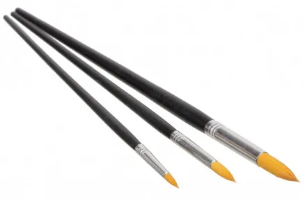 Artino Malpinsel / Set aus runden synthetischen Künstlerpinseln in verschiedenen Größen