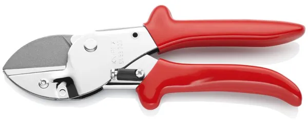 Knipex Leisten-Schere verchromt, mit Kunststoffgriffen 200 mm