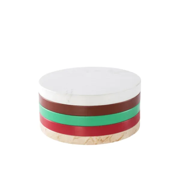 Valerie Objects Five Circles Schneidebrett/Tischuntersetzer Set E Mehrfarbig