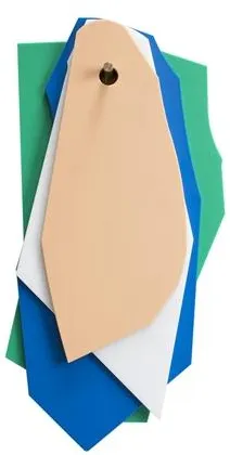 Valerie Objects Schneidebrett/Aufhängung Grün/Blau/Weiß/Rosa