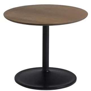 Muuto Soft Couchtisch Geräucherte Eiche/Schwarz Ø48 H40