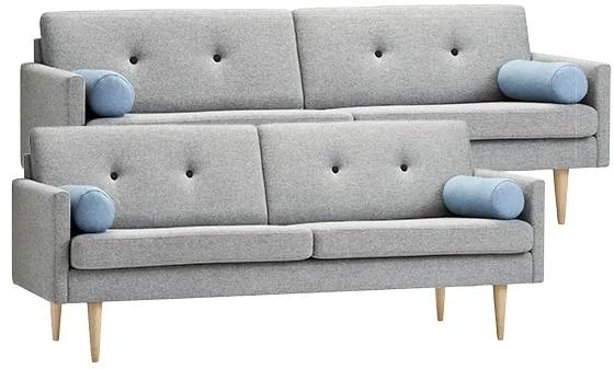 Stouby Jive Sofaset 2+3 Pers. mit MainLine Flax Stoff